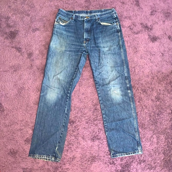 Wrangler Blue Jeans Size W36 L32 - Picture 1 of 3